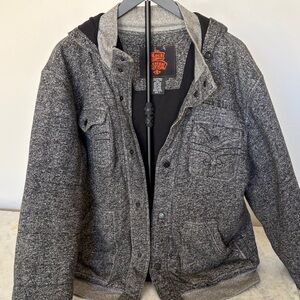 Lucky Brand Charcoal Bomber Jacket